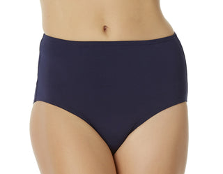 Anne Cole - Live In Color High Waist Swim Bottom Navy 3