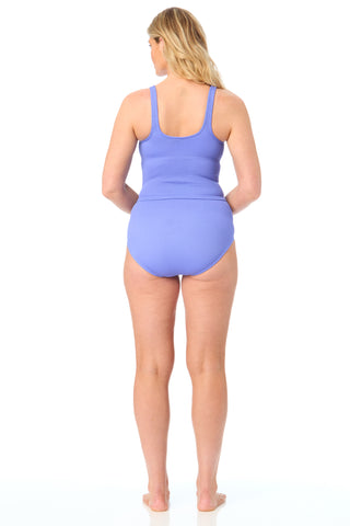 Women's One Size Fits Most Periwinkle Tankini Swim Top