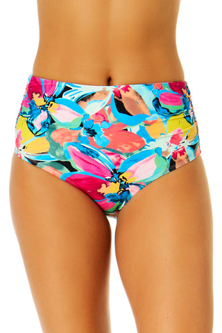 Women's Swim Skirt High Waisted Flounce Swimming Skort Bikini Bottom  Tankini Swimsuit