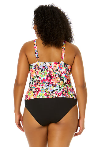 Celucke Women's Tankini Swimsuits Swimderss Bikini Bathing Suits Tank Top  with Boyshorts - ShopStyle