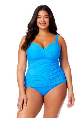 Underwire Tankini Swimsuits Plus Size With Underwire Flattering