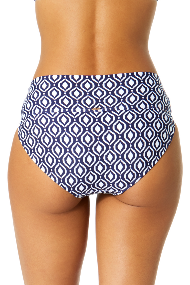 Women's Azzurra Geo Soft Band High Waist Swim Bottom