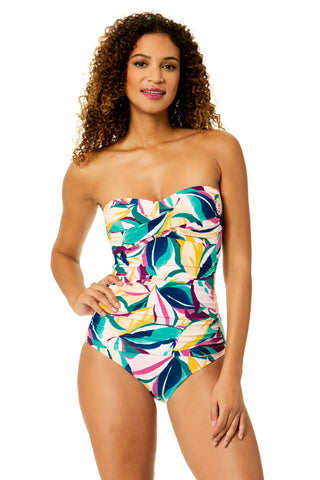 Women's Mexican Riviera Twist Front Bandeaukini Swim Top