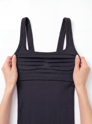 Women's One Size Fits Most Black Tankini Swim Top