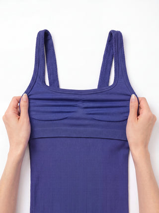 Women's One Size Fits Most Navy Tankini Swim Top