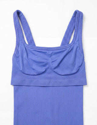 Women's One Size Fits Most Periwinkle Tankini Swim Top