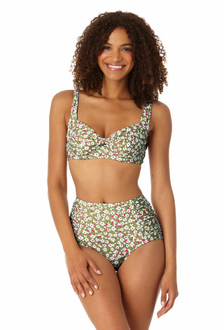 Women's Retro Underwire Bikini Swim Top Anne Cole