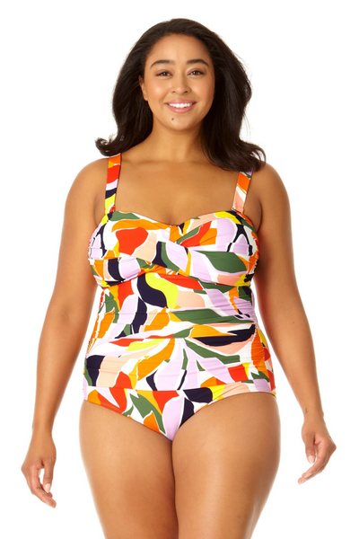 Anne cole plus best sale swimwear