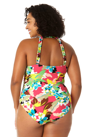 Citrine Swim One Piece Floral Bathing Suit Multi - $30 (85% Off Retail) -  From Annie