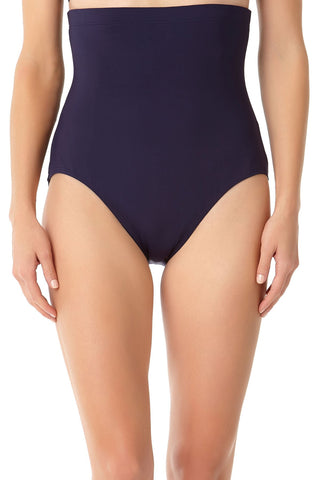 Women's Black Tummy Control Swim Bottom Anne Cole