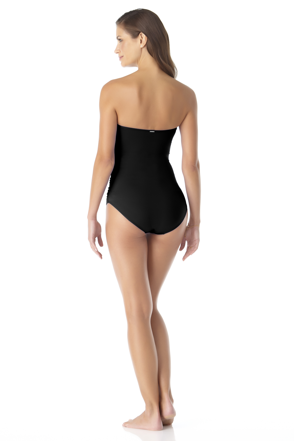 Costume Intero Donna Anne Cole – Twist Front, Shirred, Blu – Coppe Morbide, Spalline Regolabili - 2