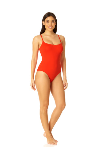 Anne Cole Classic One Piece Swimsuit, $78, Macy's