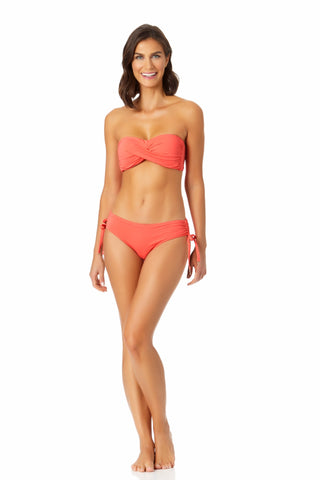 Women's Underwire Twist-Front Bikini Top – Shade & Shore Pink 34DD – ASA  College: Florida